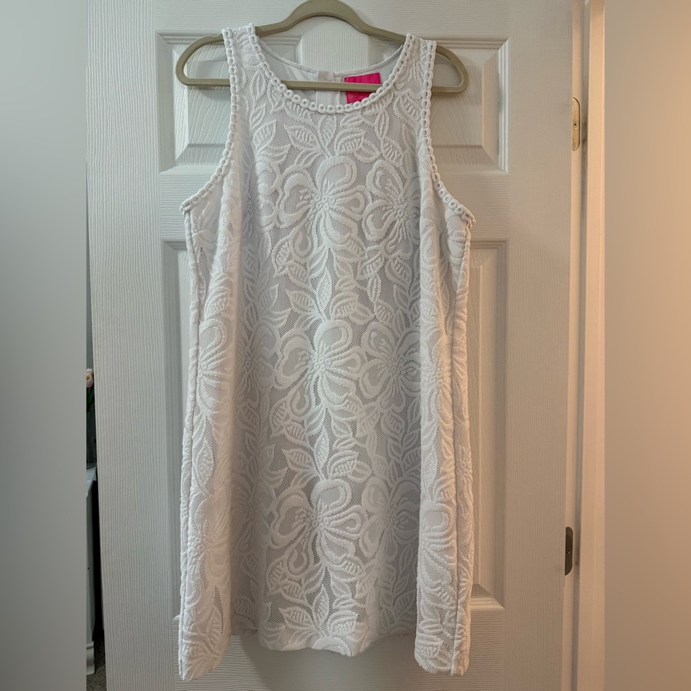 Lilly Pulitzer White Shift Dress